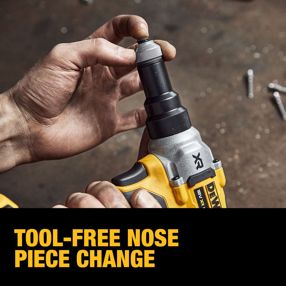 DeWalt Klappnieter DCF414NT-XJ 18 V 4,8 bis 6,4 mm XR