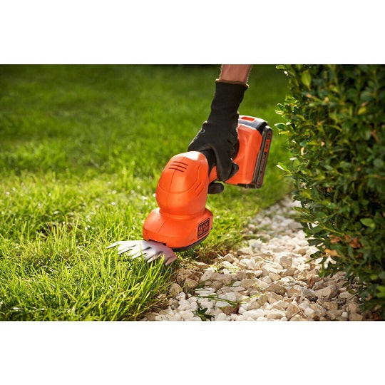 Black+Decker Gras- und Kiesschere BCSS18B-XJ 18 V Leicht