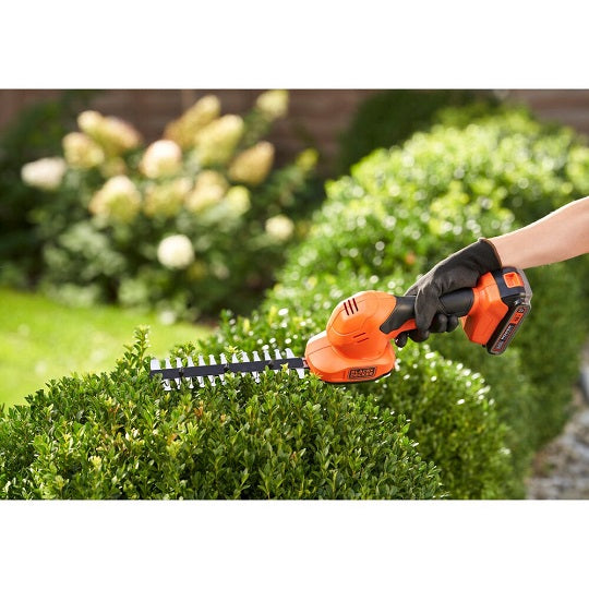 Black+Decker Gras- und Kiesschere BCSS18B-XJ 18 V Leicht