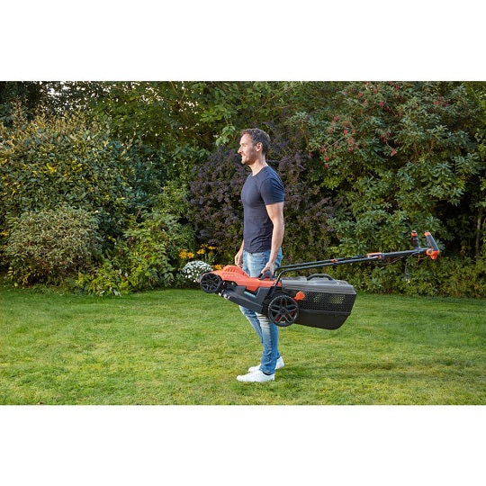 Black+Decker Rasenmäher BEMW471ES-QS EasySteer-Griff