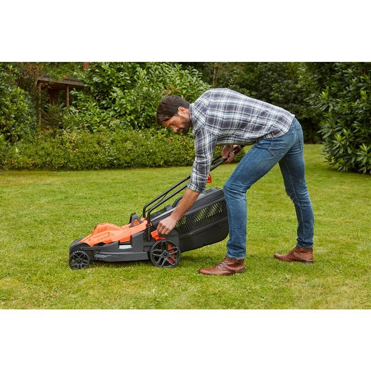 Black+Decker Rasenmäher BEMW471ES-QS EasySteer-Griff