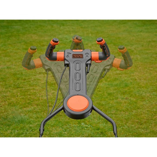 Black+Decker Rasenmäher BEMW471ES-QS EasySteer-Griff