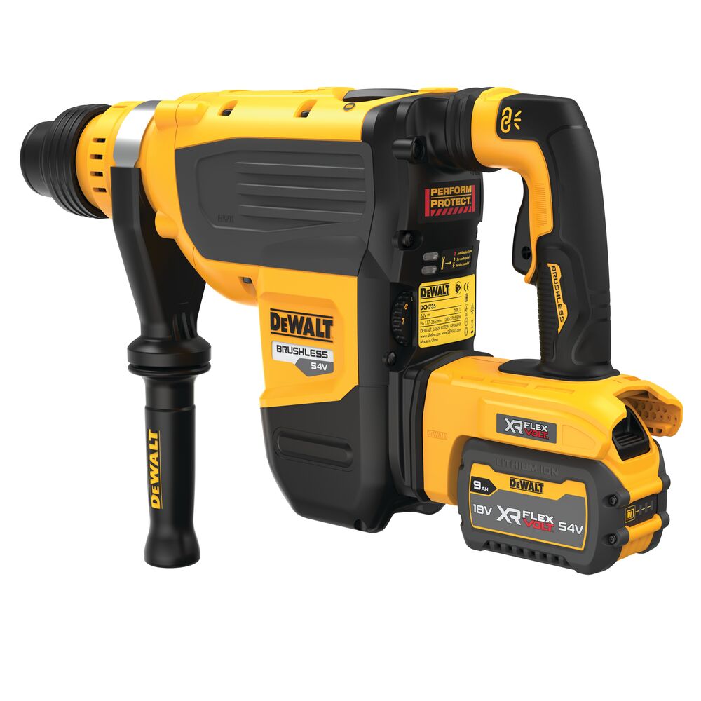 DeWALT DCH735X2-QW – Leistungsstarker 54V SDS-Max Bohrhammer mit Bürstenlosem Motor