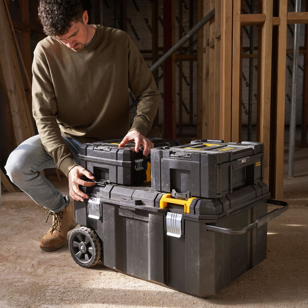Stanley Werkzeugkoffer ProStack 113 L Mit Schnellzugriff