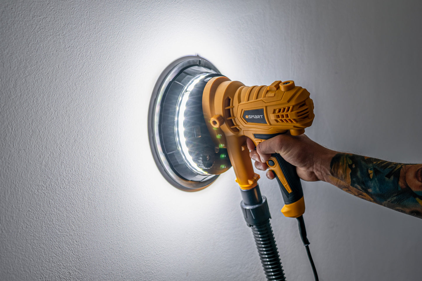 365 SMART Gipsschleifer 180 mm 360 Grad LED Beleuchtung