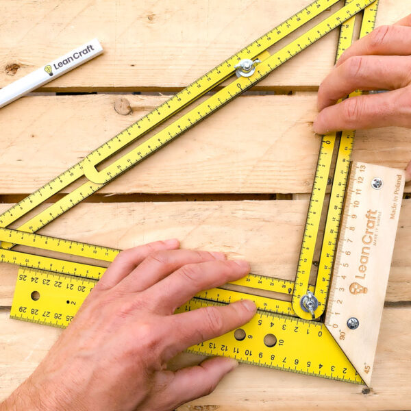 LeanCraft Maßband KAMBARA-1-Y Verstellbare Arme Kompakt