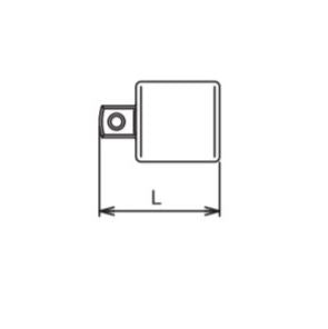 Koken Adapter 8866A Reduzierungsadapter 1 Zoll Auf 3/4 Zoll