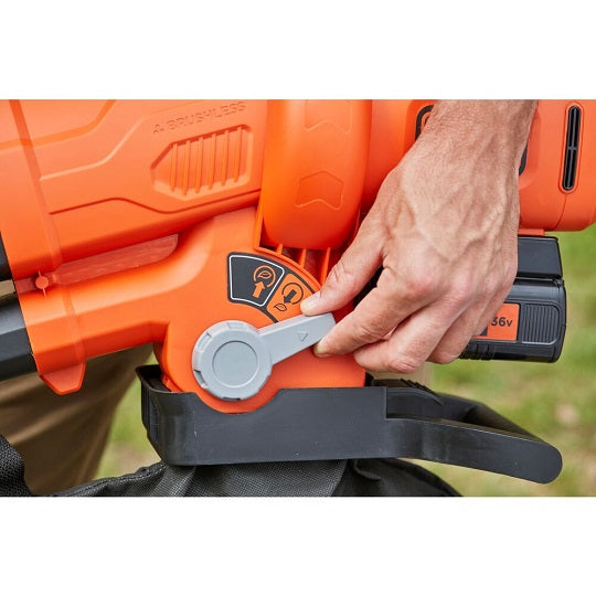 Black+Decker Laubbläser BCBLV3625L1-QW 3in1 Funktion