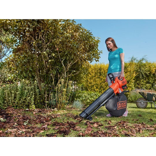 Black+Decker Laubbläser BCBLV3625L1-QW 3in1 Funktion