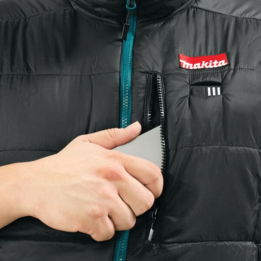 Makita Heizweste CV101DZL 18 V Robuste Mobil 3 Heizstufen
