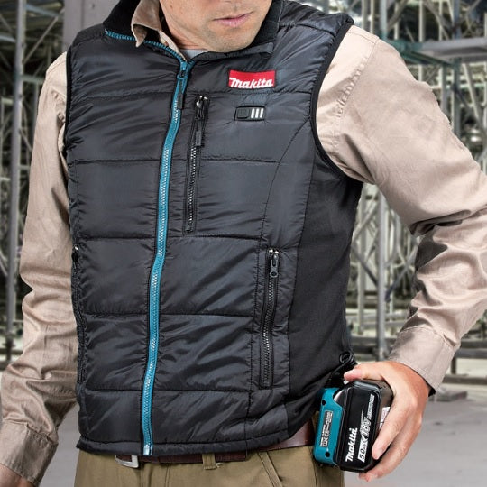 Makita Heizweste CV101DZL 18 V Robuste Mobil 3 Heizstufen