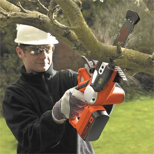 Black&Decker Kettensäge GKC1820L20-QW 20cm Schnittlänge
