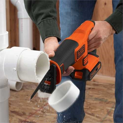 BLACK+DECKER Säbelsäge BDCR18N-XJ 18 V Sägeblattwechsel