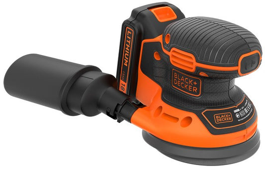 Black+Decker Stabschleifer BDCROS18-QW 18 V 125mm Staubabsaug