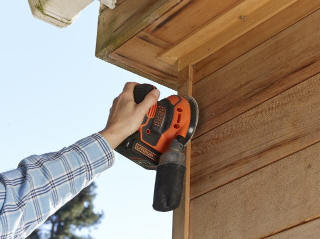 Black+Decker Stabschleifer BDCROS18-QW 18 V 125mm Staubabsaug