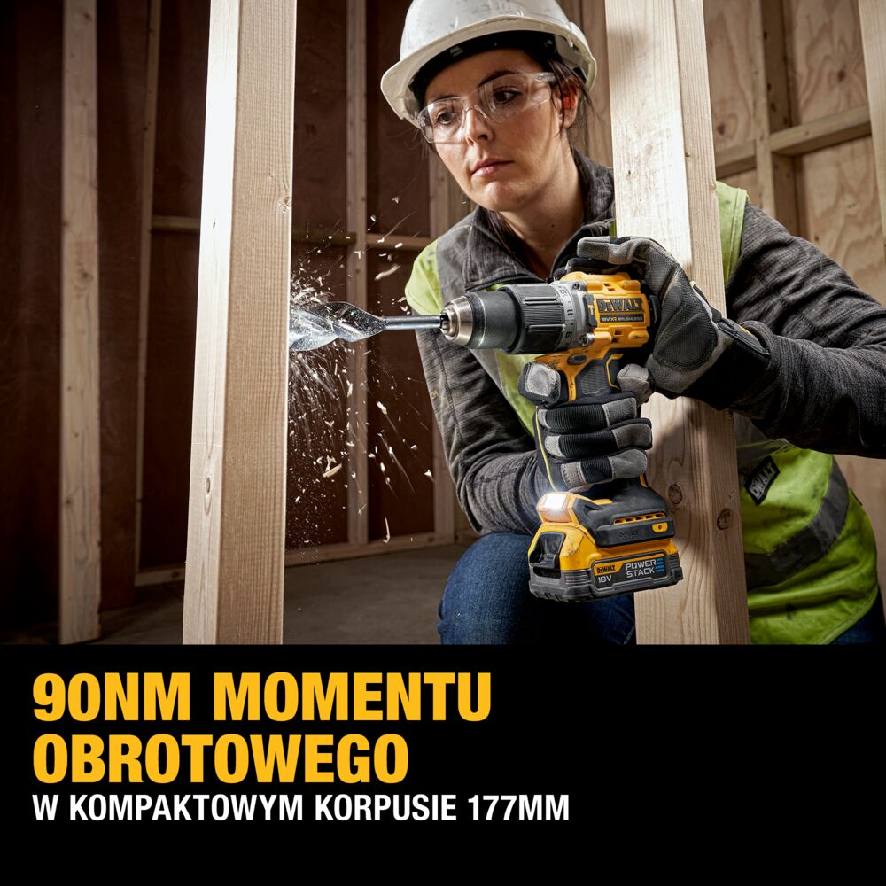 DeWalt Schlagbohrmaschine DCD805H2T-QW 18 V 2 Gänge