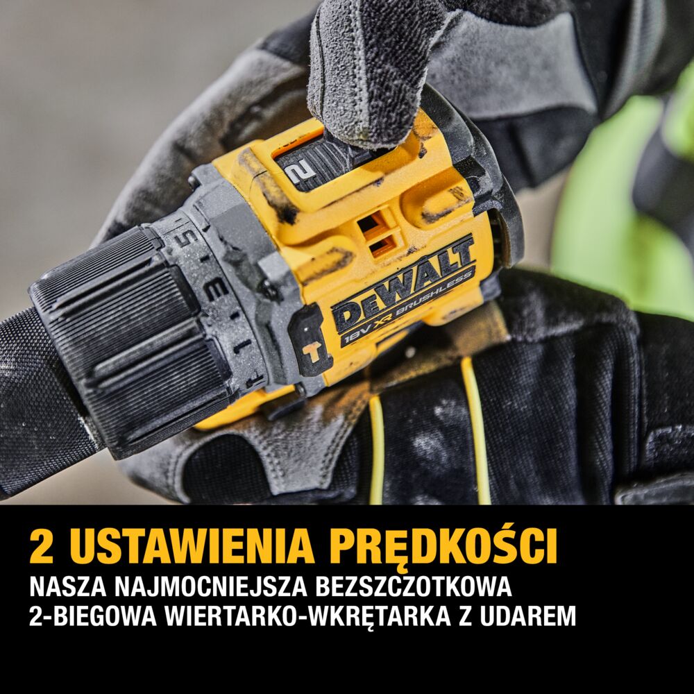 DeWalt Schlagbohrmaschine DCD805H2T-QW 18 V 2 Gänge