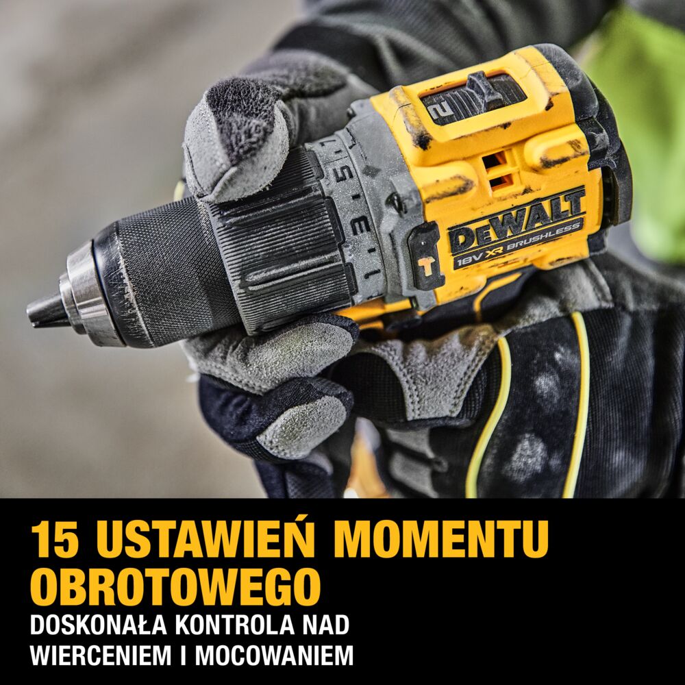DeWalt Schlagbohrmaschine DCD805H2T-QW 18 V 2 Gänge