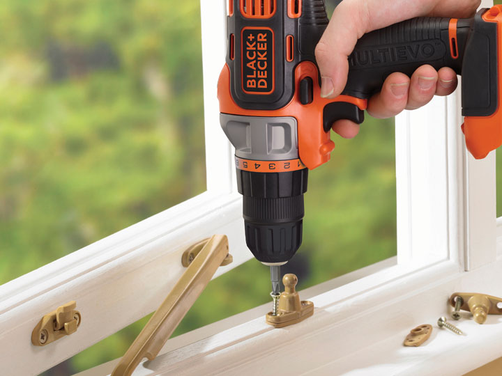 Black Decker Bohrschrauber Vielseitiges Multitool Mit Köpfen