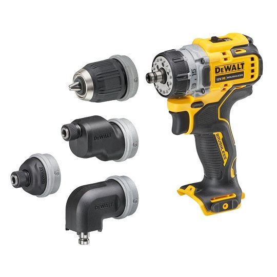 DeWALT Bohrschrauber DCD703L2T-QW 18 V Kompakt 4 Köpfe