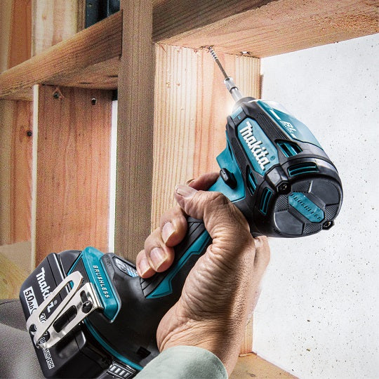 Makita Bohrhammer DTD172RTJ 18 V 4Stufige Gangschaltung