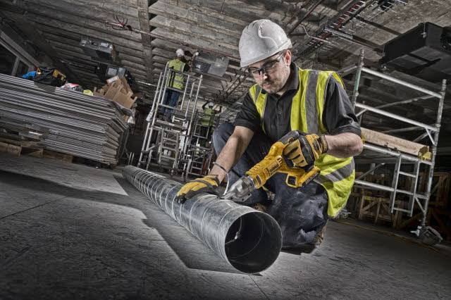 DeWalt Blechschere DCS491NT-XJ 18 V Drehbarer Kopf Gehäuse