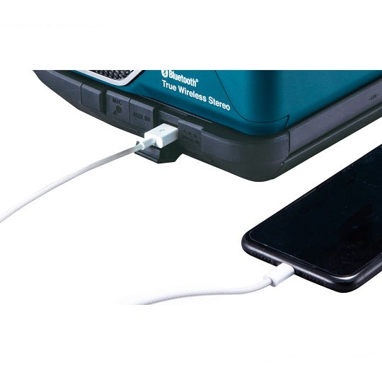 Makita Lautsprecher MR014G 18 V Kraftvoller Klang Bluetooth