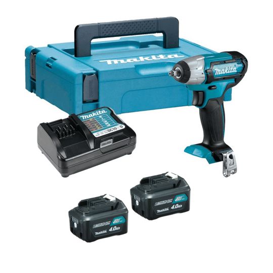 Makita Akkuschlagschrauber TW140DSMJ – Ergonomisches Design mit 140 Nm Drehmoment