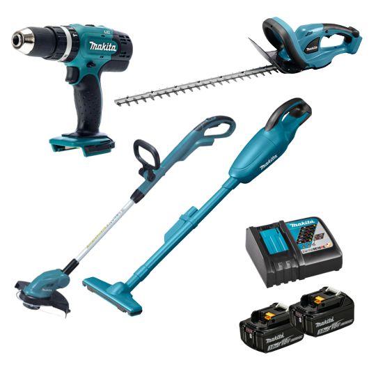 Makita Kombiset DLX4093 18 V Bohren Schleifen Trennen Set