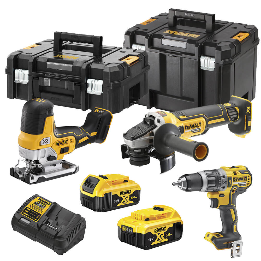 DeWalt DCK329P2T-QW – Leistungsstarkes 18V Akku-Kombi-Set mit TSTAK Koffern