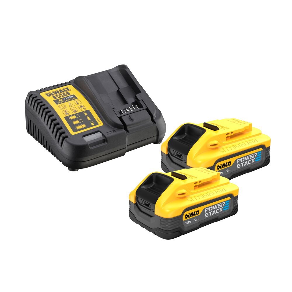 DeWalt Set DCK2050H2T-QW 18 V POWERSTACK 2x5,0Ah Set