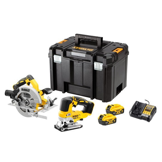 DeWalt DCK2012P2T-QW 18V Kombi-Set – Bürstenlose Kreissäge Mit Hohem Drehmoment