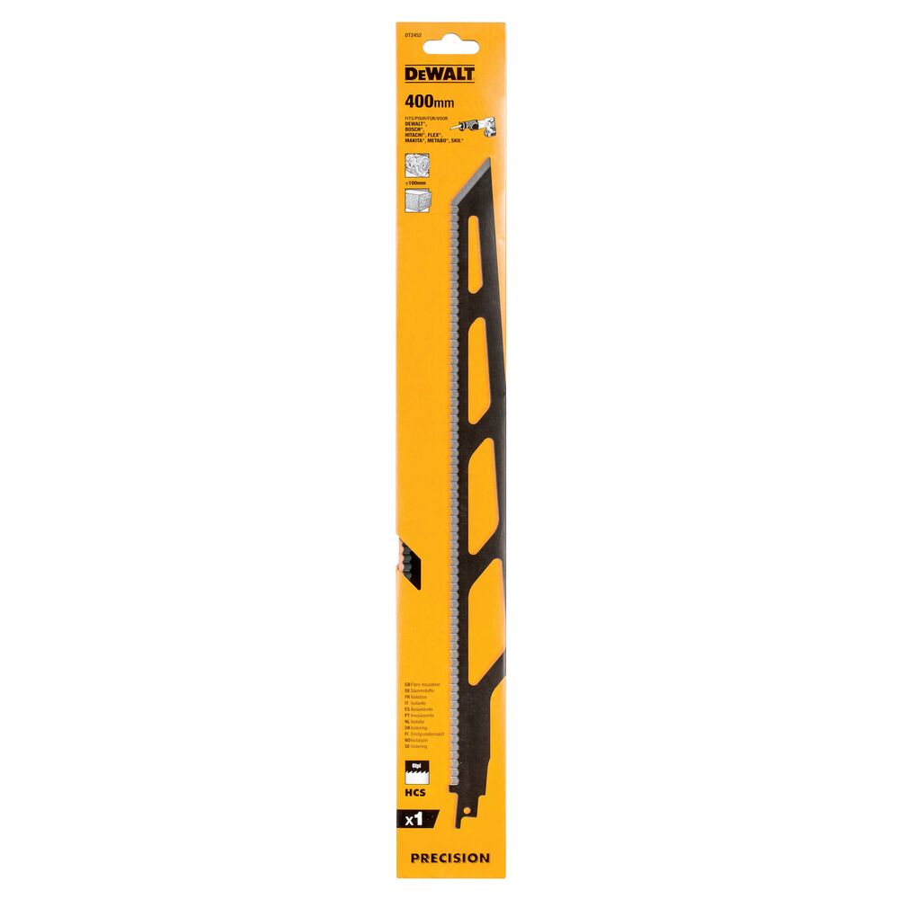 DeWALT DT2452 Säbelsägeblatt – Exzellentes Schneiden von Dämmstoffen und Gummi