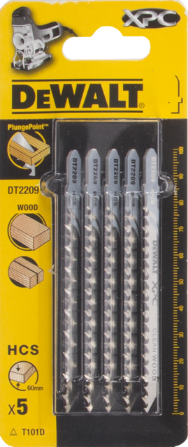 DeWalt Stichsägeblätter DT2209-QZ 18 V 100 mm Profi-Set
