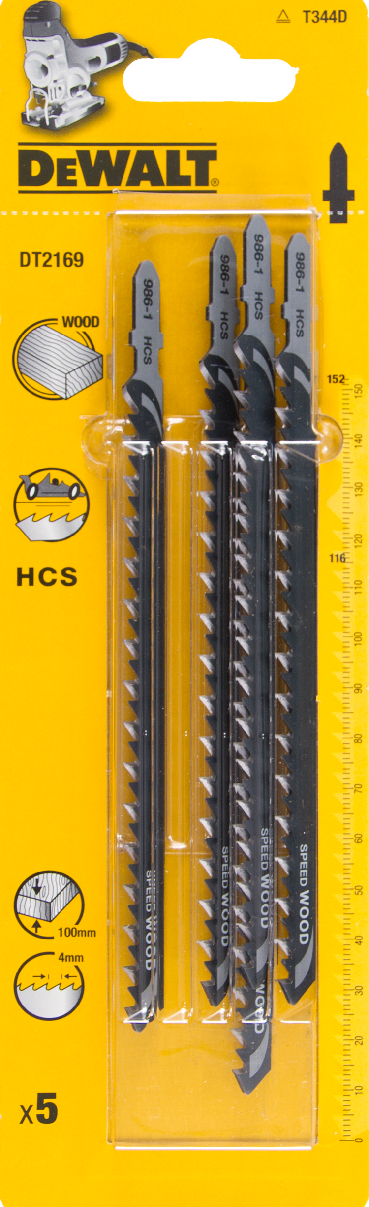 DeWalt Stichsägeblätter DWE4884-QS 18 V Bimetall Klingen