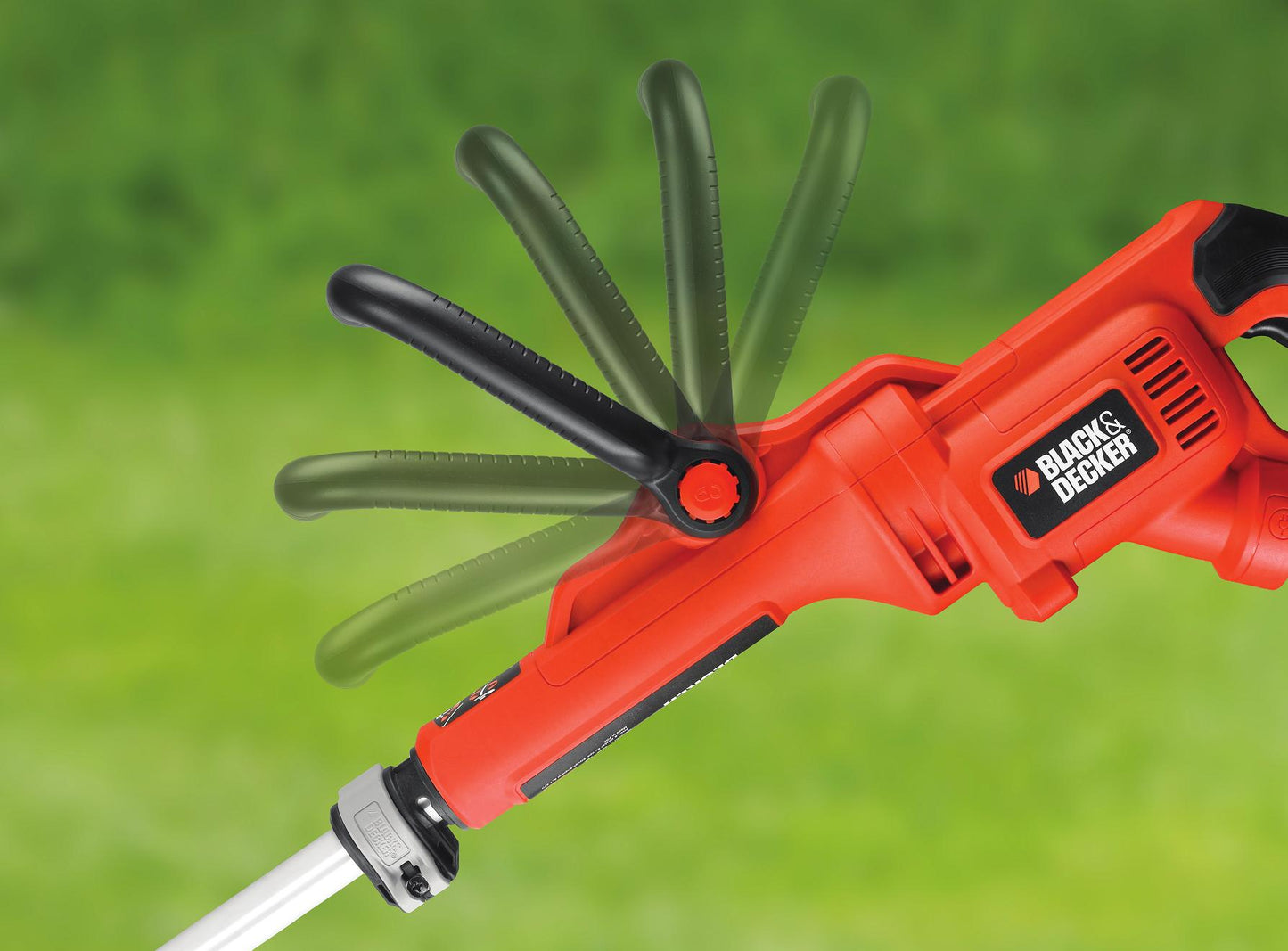 Black+Decker Elektro Rasenmäher GL8033 Ergonomischer Griff