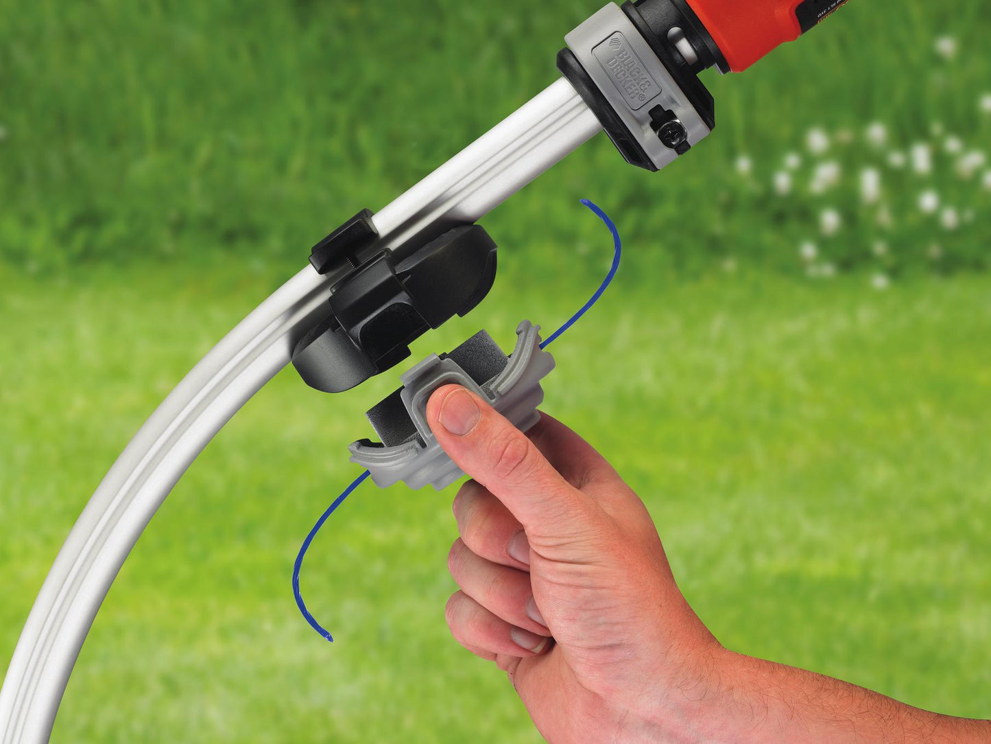 Black+Decker Elektro Rasenmäher GL8033 Ergonomischer Griff