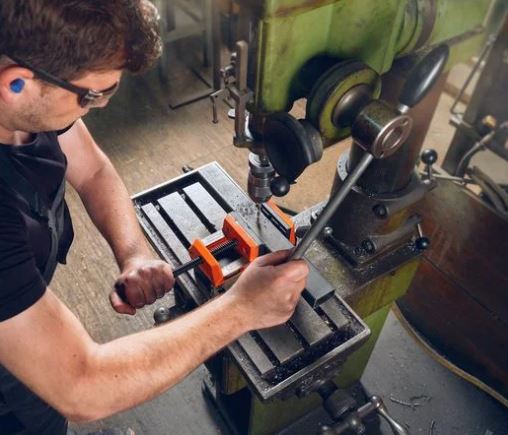 VERSAMAG Schraubstock Mit Magnetfuß Starker Dauermagnet