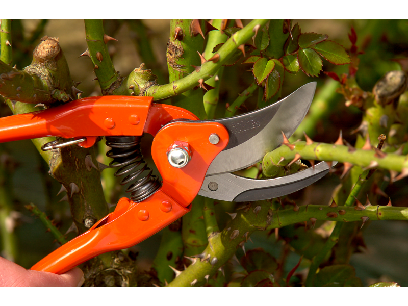 Bahco Einhand-Bugholzschere P110-20-F Stahlgriffe Ergonomisch