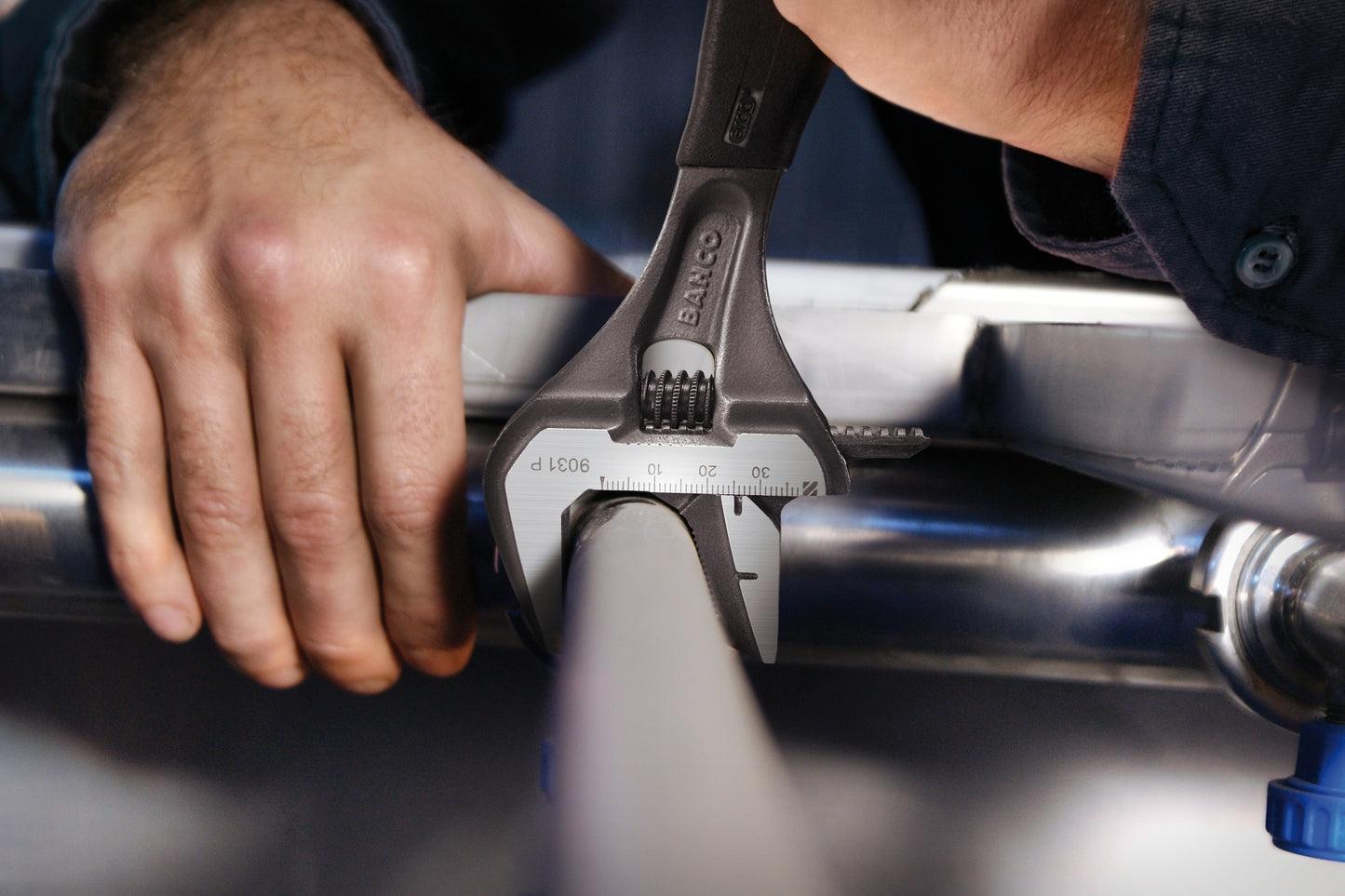 Bahco Schraubenschlüssel 9031P 0 V Ergonomisch Breites Maul