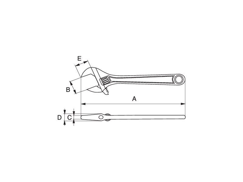 Bahco Maulschlüssel 9031 0 V Ergonomisch Kompakt Leicht