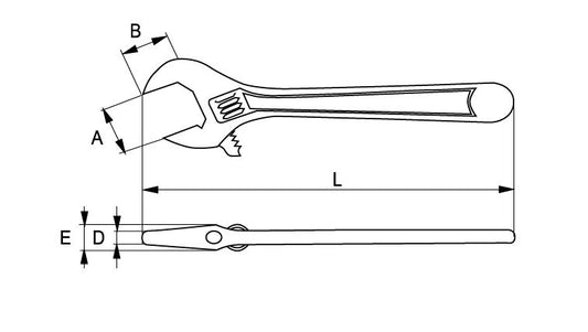 Irimo Schraubenschlüssel Länge 300 mm Werkstatt Baustelle