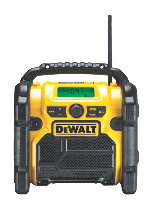 DeWalt Kompaktradio DCR020-QW 20 V DAB FM Empfang Robust