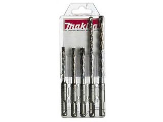 Makita SDS+ Betonbohrer Set D-00795 – 5 Hochwertige Bohrer in Praktischem Koffer