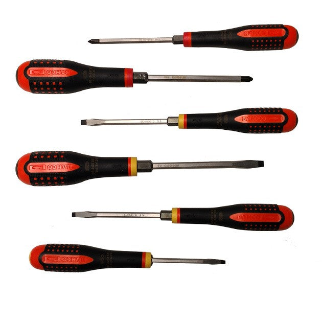 Bahco Schraubendreher-Set BE-9881TB Ergonomischer Griff