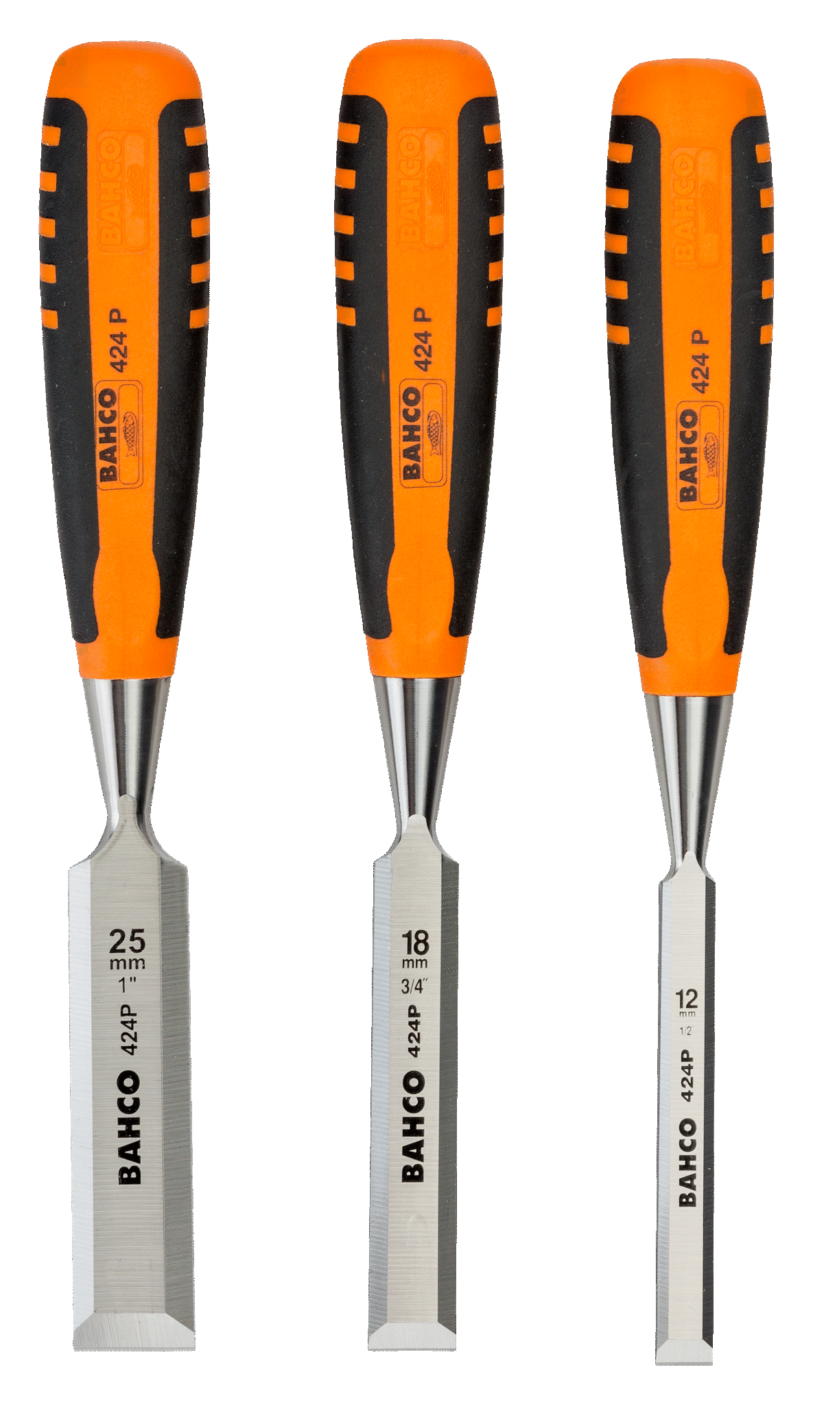 Bahco Holz D'ut 424P-S3-EUR Ergo-Komfortgriffe Set