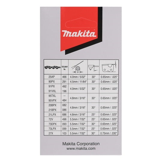 Makita Sägeblattspannfutter DUC353Z 18 V Schwertlänge 38 cm
