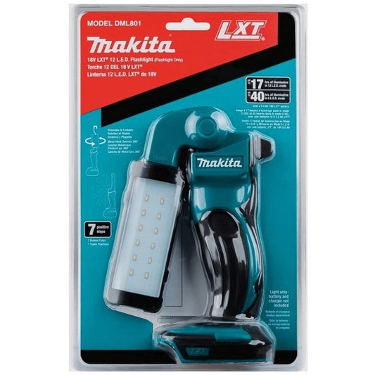 Makita Taschenlampe DML801X 18 V Diffusor Kompakt 12 LEDs