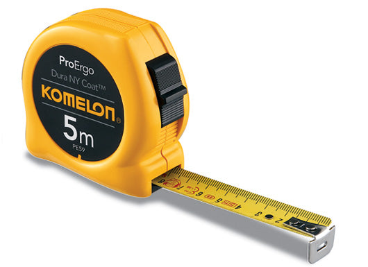Komelon Maßband PE85 Schnellrücklauf 8 m Länge Robust