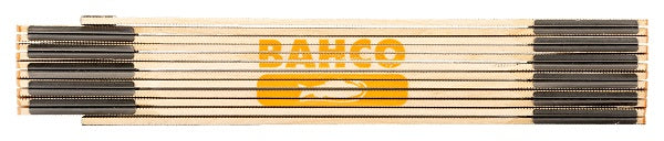 Bahco Holzgliedermaßstab WR2-12 Länge 2 m Holzdesign
